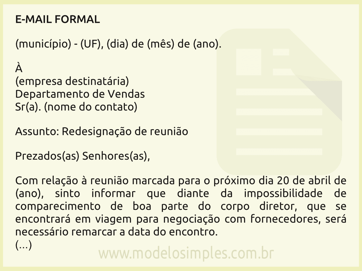 Top 52 Imagen Modelo De Email Formal En Portugues Abzlocalmx