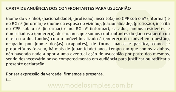 Carta De Anuencia Cheque Pessoa Juridica - L Soalan