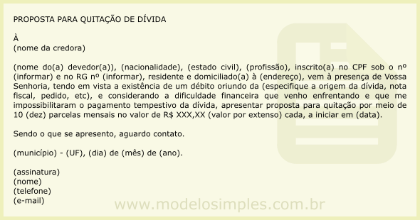 Exemplo De Carta Para Banco - Pemudi u