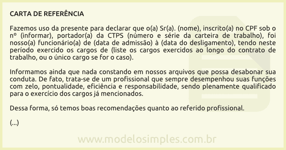 Carta De Apresentação De Empresa Para Cliente Pronta Word